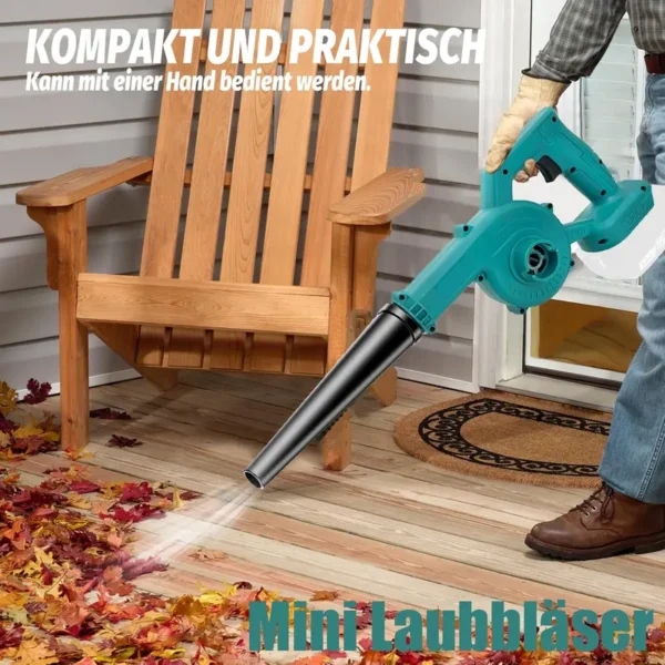 MAWIRON Laubblaser und Staubsauger 3Pounds 15000U/min Kompatibel für MAKITA 18V BL1830B Akku Schnelles Ladegerät Laubblaser für Gartenpflege Trümmer Sammlung (Ohne Akku) - Image 7